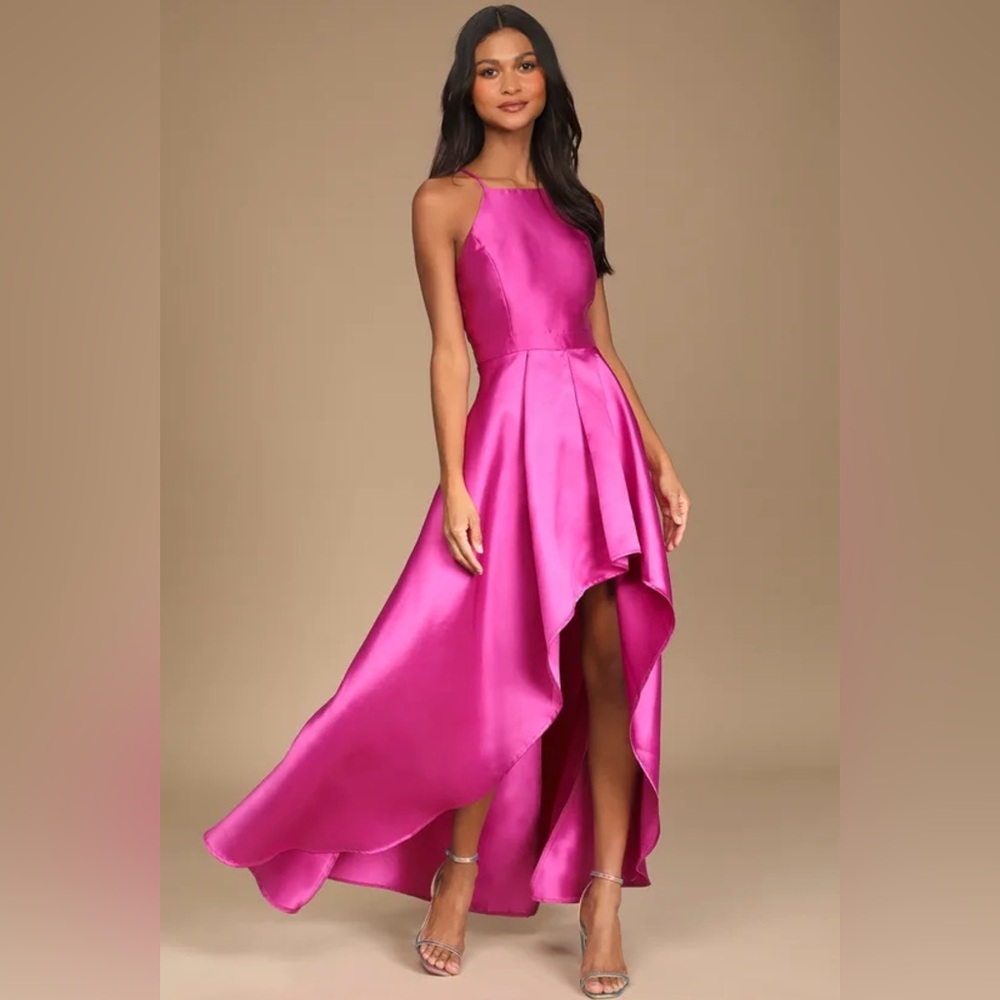 STUNNING NWT Lulus High Low formal/black tie event gown